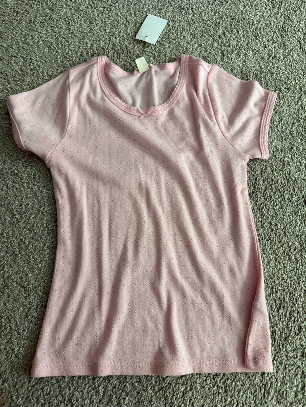 Crewcuts Light Pink Short-Sleeve Knit Tee